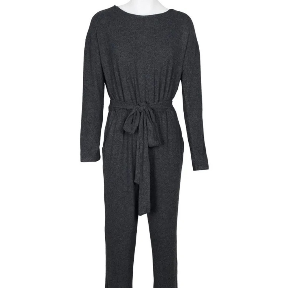 NWT Philosophy Republic Long Sleeve Black One-Piece Super Soft Jumpsuit